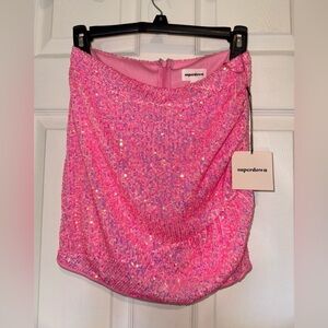 MISTY SEQUIN WRAP SKIRT SUPERDOWN